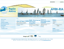 Tablet Screenshot of ambiria.regiaodeaveiro.pt